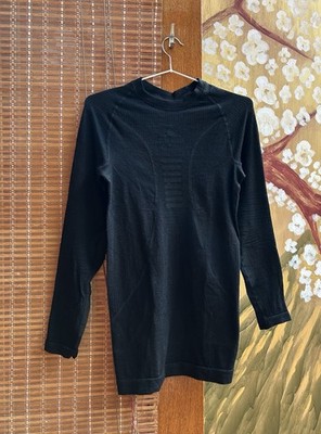 X-Bionic Apani 4.0 Black Merino Wool Layer Top Long Sleeve Women s XL 