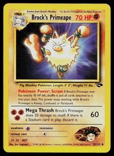 Pokemon Card Gym Challenge Brock's Primeape 35/132 Unlimited Uncommon on eBay