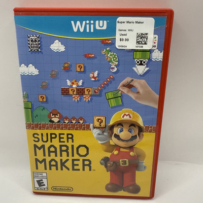 Super Mario Maker (Nintendo Wii U, 2015) Clean Disc Tested