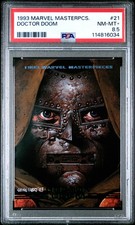 1993 MARVEL MASTERPIECES #21 DOCTOR DOOM PSA 8.5