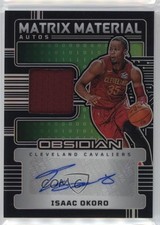 2024-25 Panini Obsidian Matrix Material Auto /99 Isaac Okoro #MM-IOC Auto 6q5