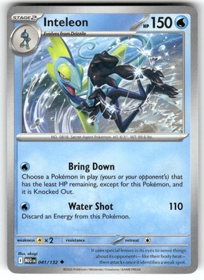 Inteleon Uncommon ME01: Mega Evolution 041/132 NM