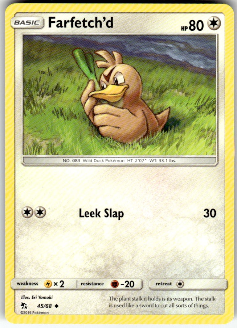 Farfetch'd Hidden Fates 45/68 2019 NM