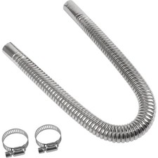 Edelstahl Abgasschlauch 60cm, Generator, Standheizung, Auto Auspuff, Schalldä...