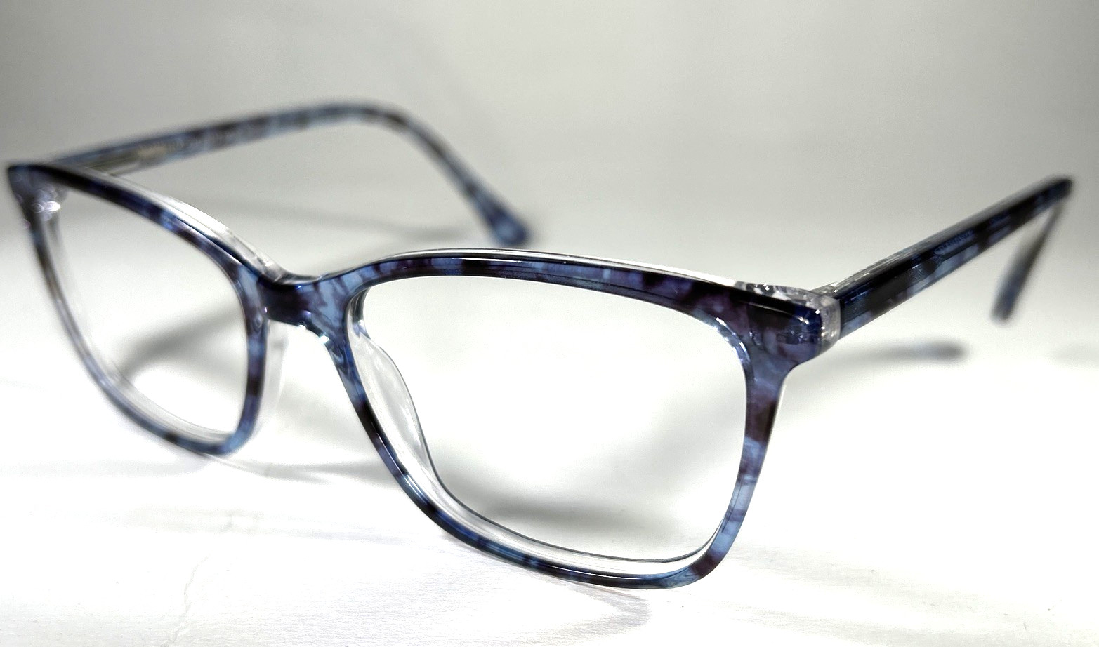 Chelsea Morgan CM20212 Eyeglasses Frame 20212 GR/BL Blue Tortoise Size 55-17-140