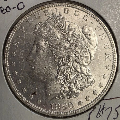 1880-O New Orleans U.S. Minted Morgan Silver Dollar Brilliant Uncirculated