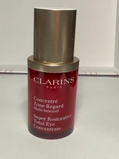 Clarins Super Restorative Total Eye Concentrate Cream 15ml 0.5oz AS PICTURED