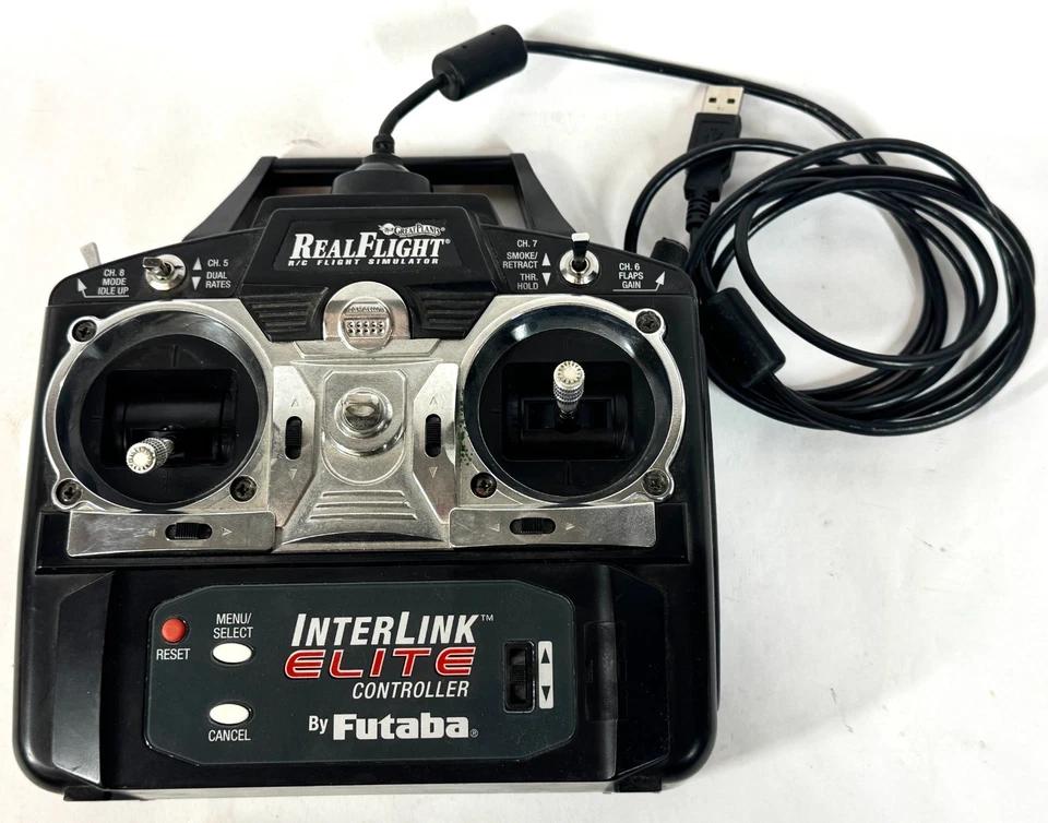 Futaba RealFlight RC Flight Simulator Great Plain Interlink Elite Controller USB - Image 2 of 4