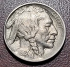 1913 Type I Buffalo Nickel Choice AU Original Toning TY I Five Cents Coin
