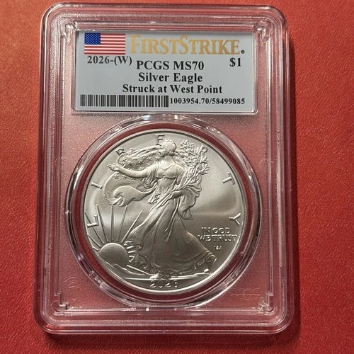 2026-(W) American Silver Eagle NO PRESALE MS-70PCGS (FirstStrike)