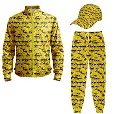 Mens Rubber Duck Sunglass Outfit Set  Jacket And Trousers Casual Sportswear Ra...