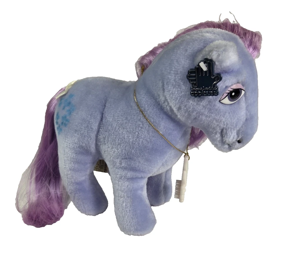 Peluche de colección My Little Pony Blossom Applause Hasbro púrpura 1984 Foto 2 de 4