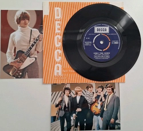 The Rolling Stones"Honky Tonk Women"1969 Decca Records Original UK 7" Single