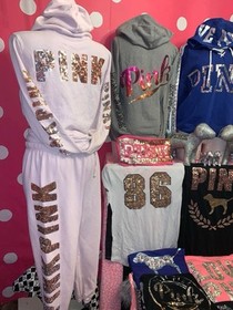 Lot of 10lbs BLING ✨ Victoria's Secret & PINK Clothing  (Damage)