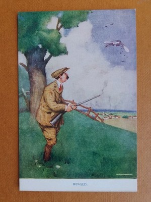  WILL OWEN Comic POSTCARD