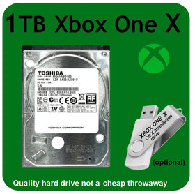 Xbox One X Internal 1TB  HD-Drive  Replacement Part SATA USB OS option