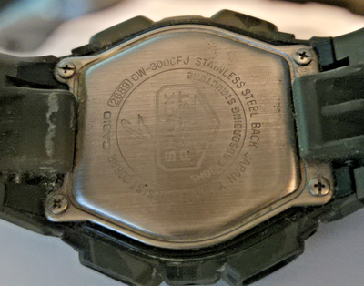 時計 CASIO G-SHOCK GW-300CFJ-4 Vintage CASIO G-shock GW-300CFJ Camouflage Digital Solar Radio