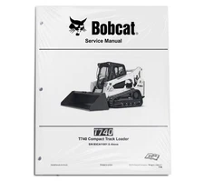 Bobcat T740 Compact Track Loader Service Manual Shop Repair Book - 7252367