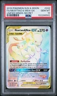 2019 POKEMON SUN & MOON UNIFIED MINDS SECRET FULL ART/MEWTWO & MEW GX PSA 10