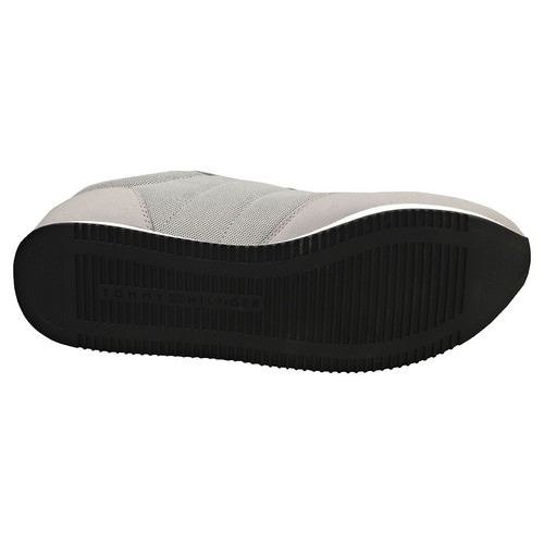 Zapatillas Casuales Tommy Hilfiger Lo Runner Mix Plata Antigua Hombre - Imagen 6 de 8
