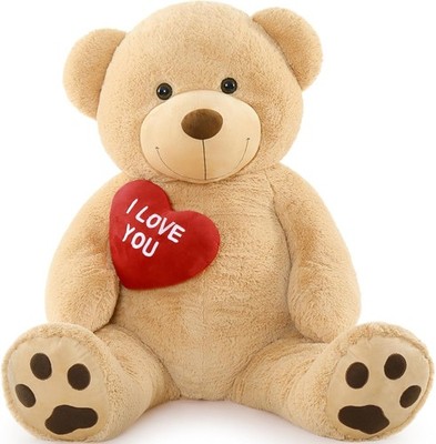MorisMos Riesen Teddybär mit Herz für Freundin, groß I Love You Bär Plüsch S
