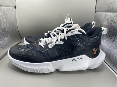 Under Armour Flow Breakthru 3 Womens 14 Black Basketball Shoes 3025603-103 EUC