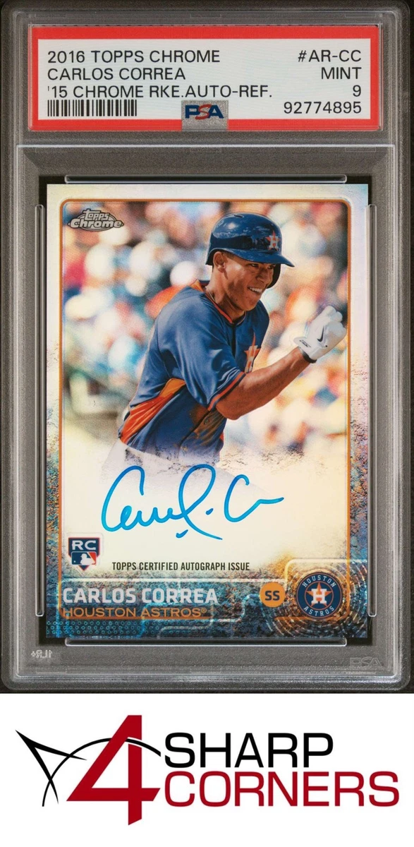 Carlos Correa Autographed Baseball Trading Cards for sale | eBay