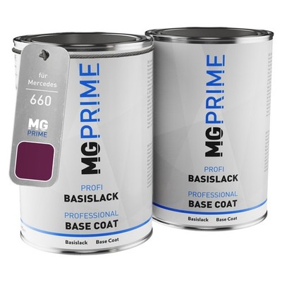 Autolack Set Dose für Mercedes 660 3660 Manufaktur Rubellitrot Metallic 2,0L