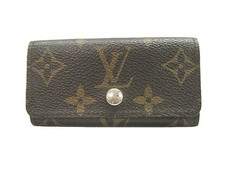 LOUIS VUITTON M62631 Multicles 4 Key Case Monogram Canvas Brown Unisex