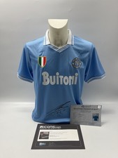 Maglia SSC Napoli Diego Maradona firmata autografo COA L