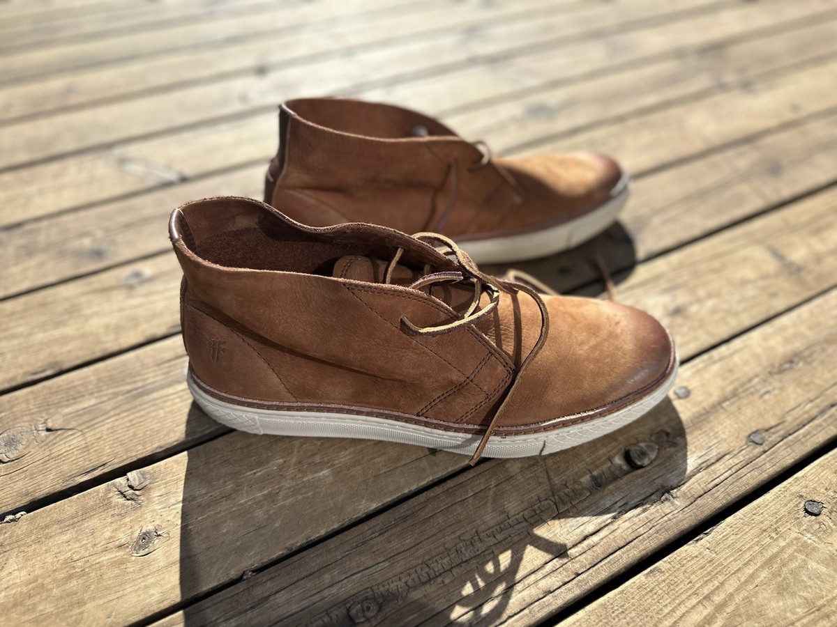 Astr Men\'s Brown Chukka Boots with White Outsole Astorflex Brownflex Chukka Boot - Dark Chestnut Nubuck  main image 3