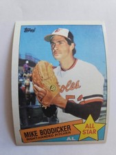 1985 TOPPS MIKE BODDICKER ALL-STAR #709 NM