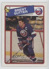 1988-89 Topps Brent Sutter #7 w1s