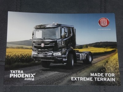 Tatra Phoenix Euro6 Truck, Truck Brochure Sheet in English (12107)