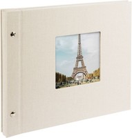 Goldbuch Schraubalbum Bella Vista Sandgrau 30X25 Cm WeißE Seiten