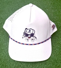 Branded Bills SnapBack Adult Golf Hat NWT White Authentic Baseball Rope Cap