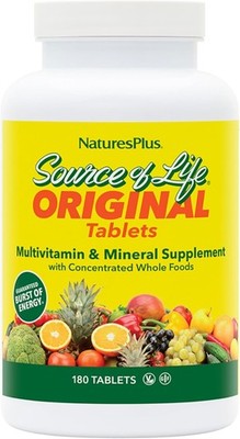Nature's Plus Source of Life Multi-Vitamin & Mineral Supplement  180 Tablets