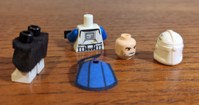 LEGO 75012 Captain Rex Phase 2 Pauldron Kama sw0450 sw0359 + Build Pieces EUC