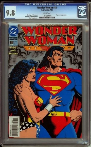 Wonder Woman 88 CGC Graded 9.8 NM/MT Bolland DC Comics 1994