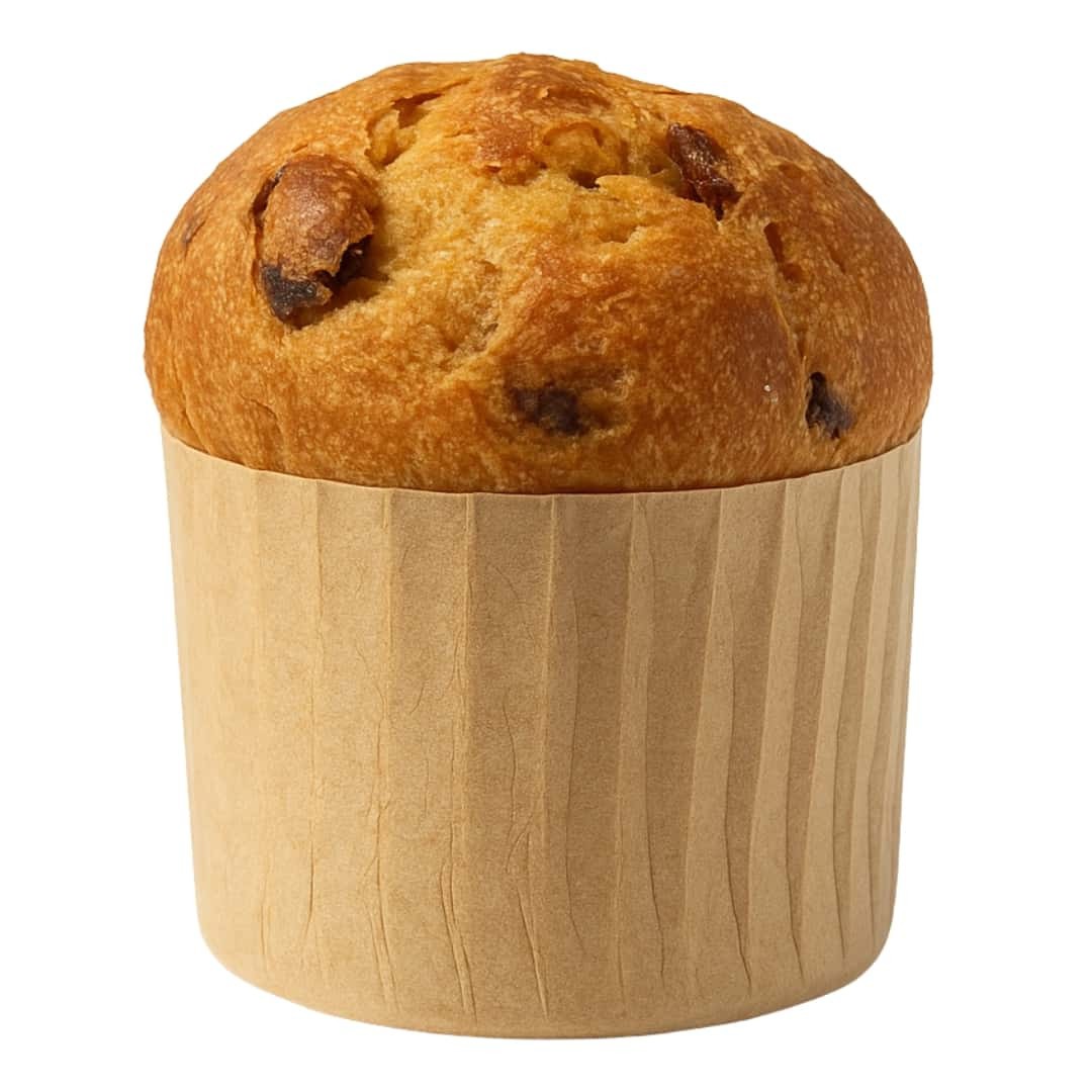 Mini Panettone Basket 100 Gr 65 Pcs In Disposable Paper Ica - Christmas Mold