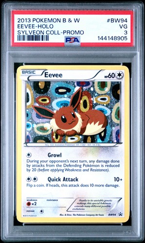 Eevee graded PSA 3 for sale on eBay