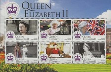 Aitutaki 2022 - Queen Elizabeth II Platinum Jubilee OVERPRINTED Sheetlet - MNH