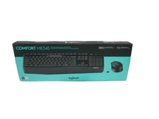 Logitech Comfort MK345 Wireless Keyboard & Mouse with Palm Rest - Black