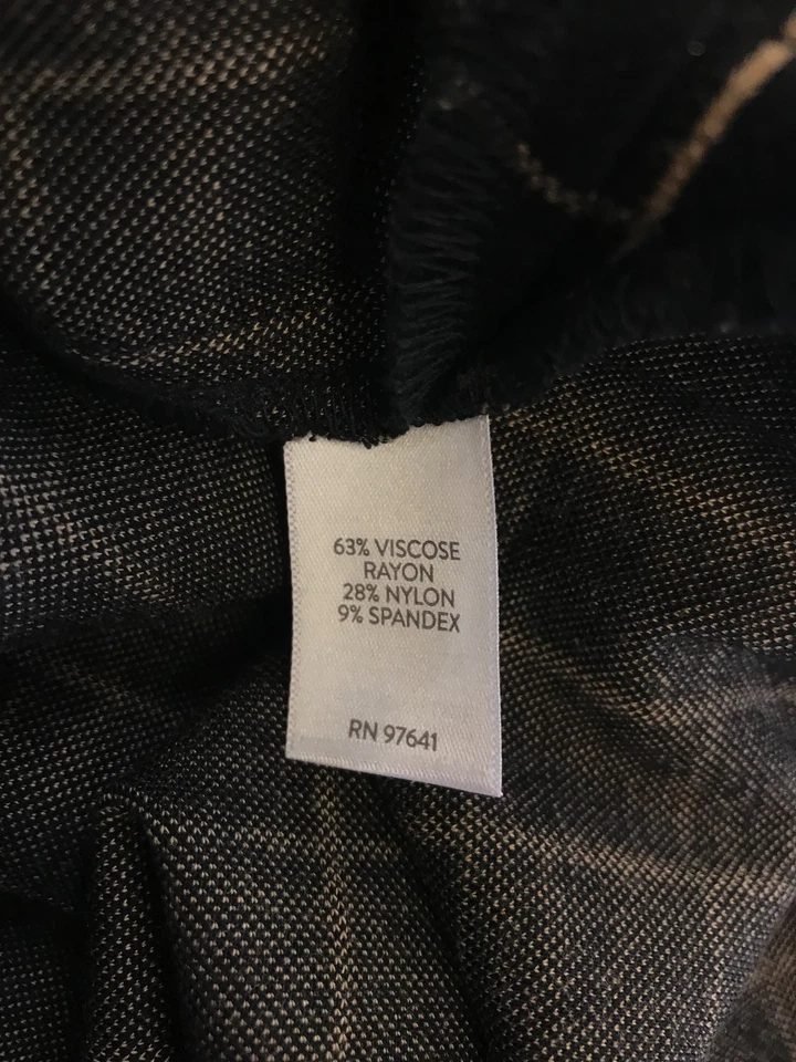 J.Jill Women’s Black Long Button Sleeve Ponte Shirt - M Petite - Image 4 of 4