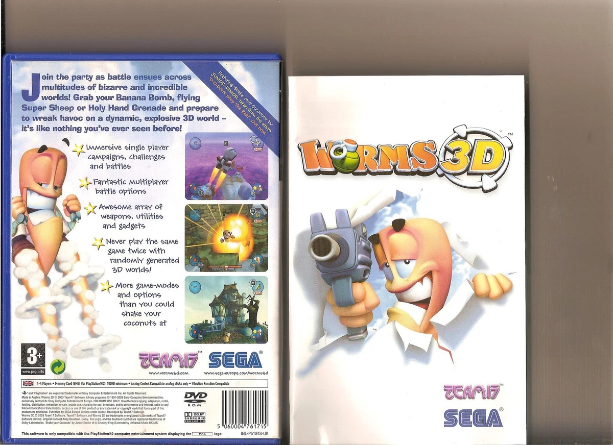 Worms 3d playstation 2 deals