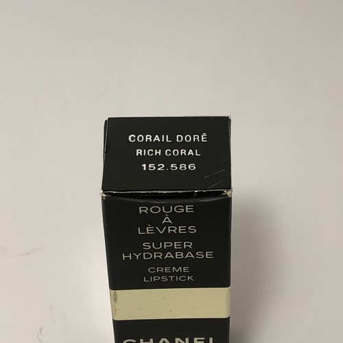 Vintage CHANEL Lipstick Corail Dore Rich Coral NIB New in Box 0.13 oz - Picture 3 of 4