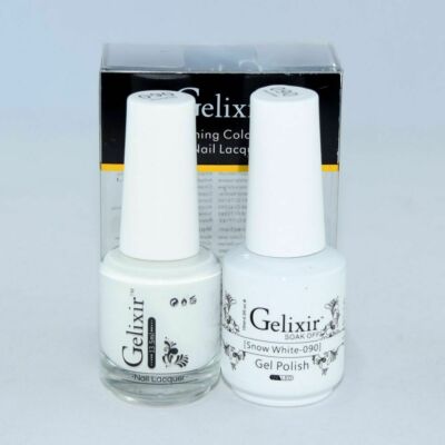 Gelixir Soak Off Gel Duo Matching WHITE #090 15ml 0.5oz