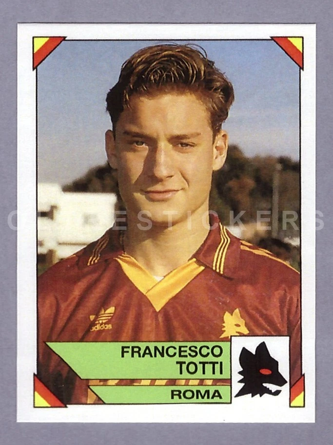 Figurine Panini Calciatori – Rookie Totti #320 – Saison 1994/95 – Authentifiée AA – Roma