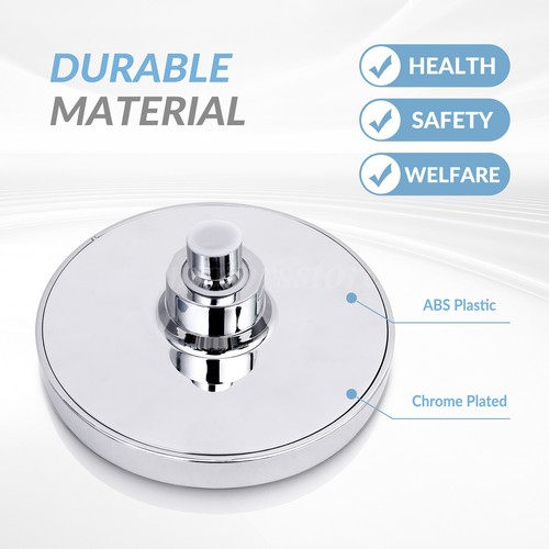 Pressure Shower Head Overhead Rainfall Showerhead Adjustable Angle Luxury High - Picture 3 of 24