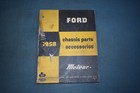 1958 Ford Meteor Custom Fairlane Rideau Thunderbird Chassis Parts Catalogue Book